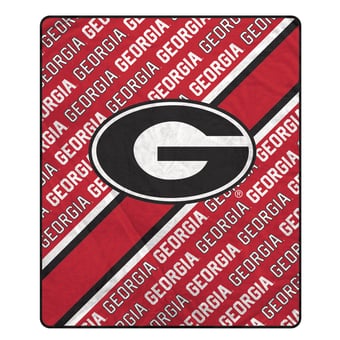 Pegasus Georgia Bulldogs 60" x 70" Diagonal Lined Wordmark Ultra Soft Blanket