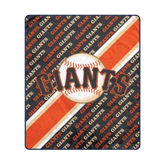 Pegasus San Francisco Giants 60" x 70" Diagonal Lined Wordmark Ultra Soft Blanket