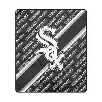 Pegasus Chicago White Sox 60" x 70" Diagonal Lined Wordmark Ultra Soft Blanket