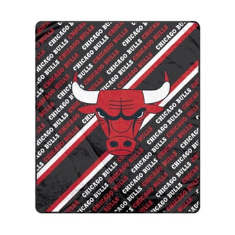Pegasus Chicago Bulls 60" x 70" Diagonal Lined Wordmark Ultra Soft Blanket