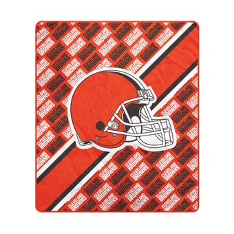 Pegasus Cleveland Browns 60" x 70" Diagonal Lined Wordmark Ultra Soft Blanket
