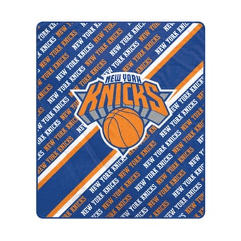 Pegasus New York Knicks 60" x 70" Diagonal Lined Wordmark Ultra Soft Blanket