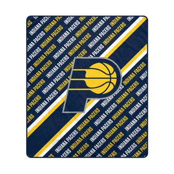 "Pegasus Indiana Pacers 60"" x 70"" Diagonal Lined Wordmark Ultra Soft Blanket"