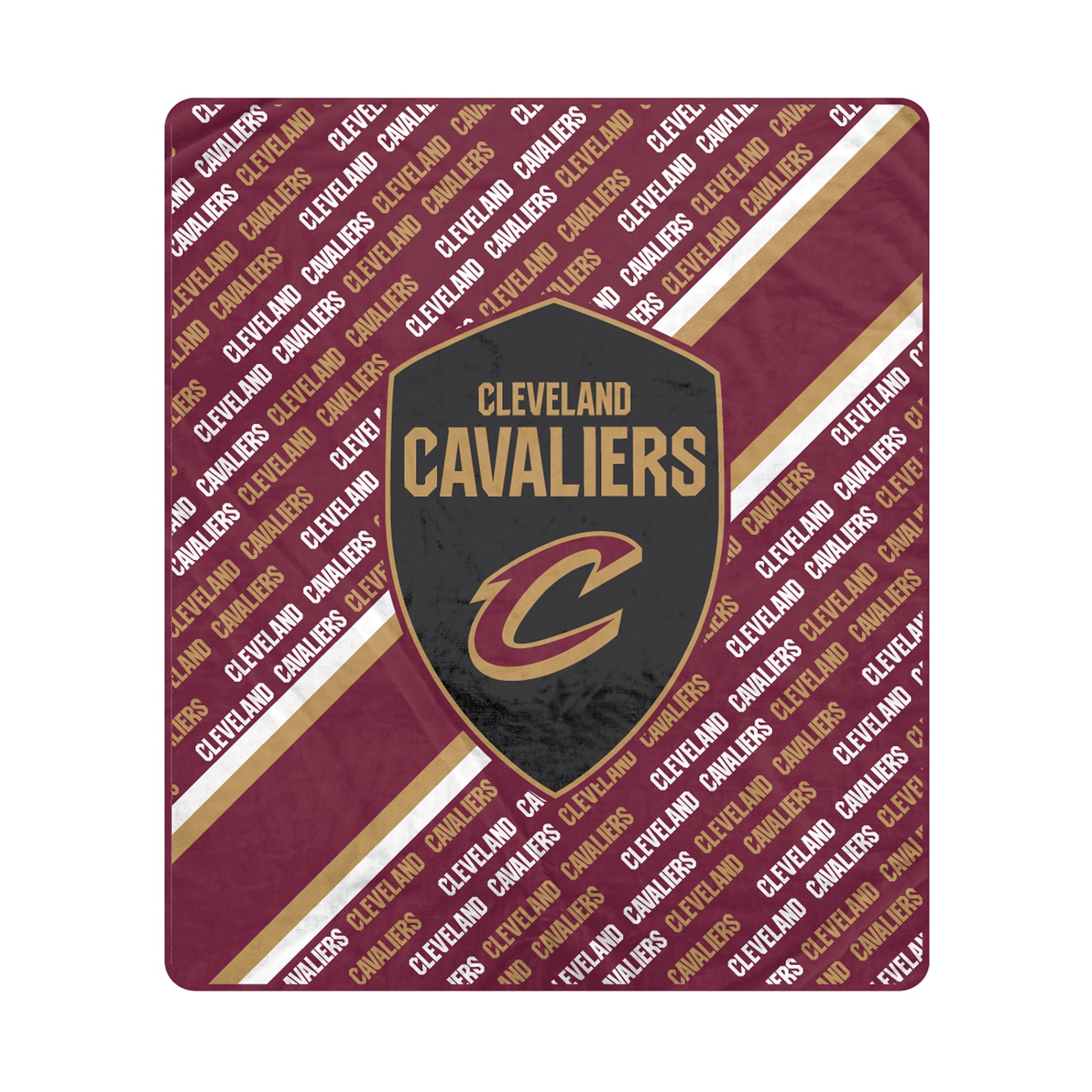 Pegasus Cleveland Cavaliers 60" x 70" Diagonal Lined Wordmark Ultra Soft Blanket