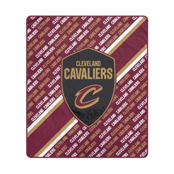 "Pegasus Cleveland Cavaliers 60"" x 70"" Diagonal Lined Wordmark Ultra Soft Blanket"