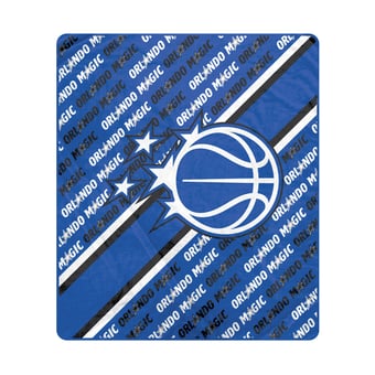 Pegasus Orlando Magic 60" x 70" Diagonal Lined Wordmark Ultra Soft Blanket