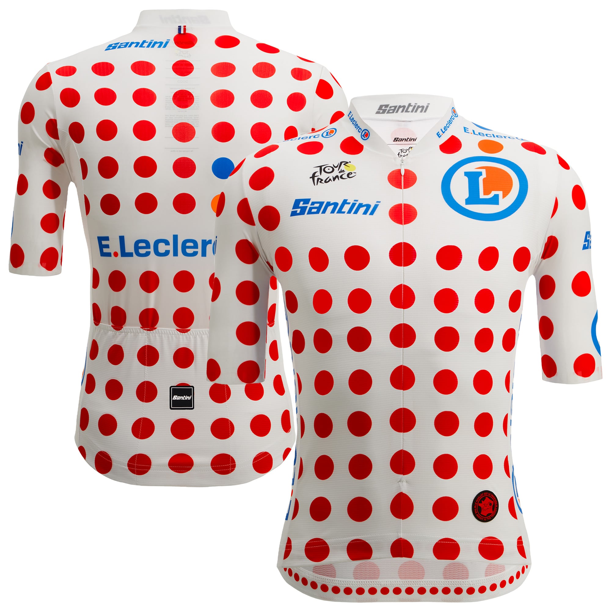 Maglia Autentica del Team Tour de France 2026 di Santini - Polka