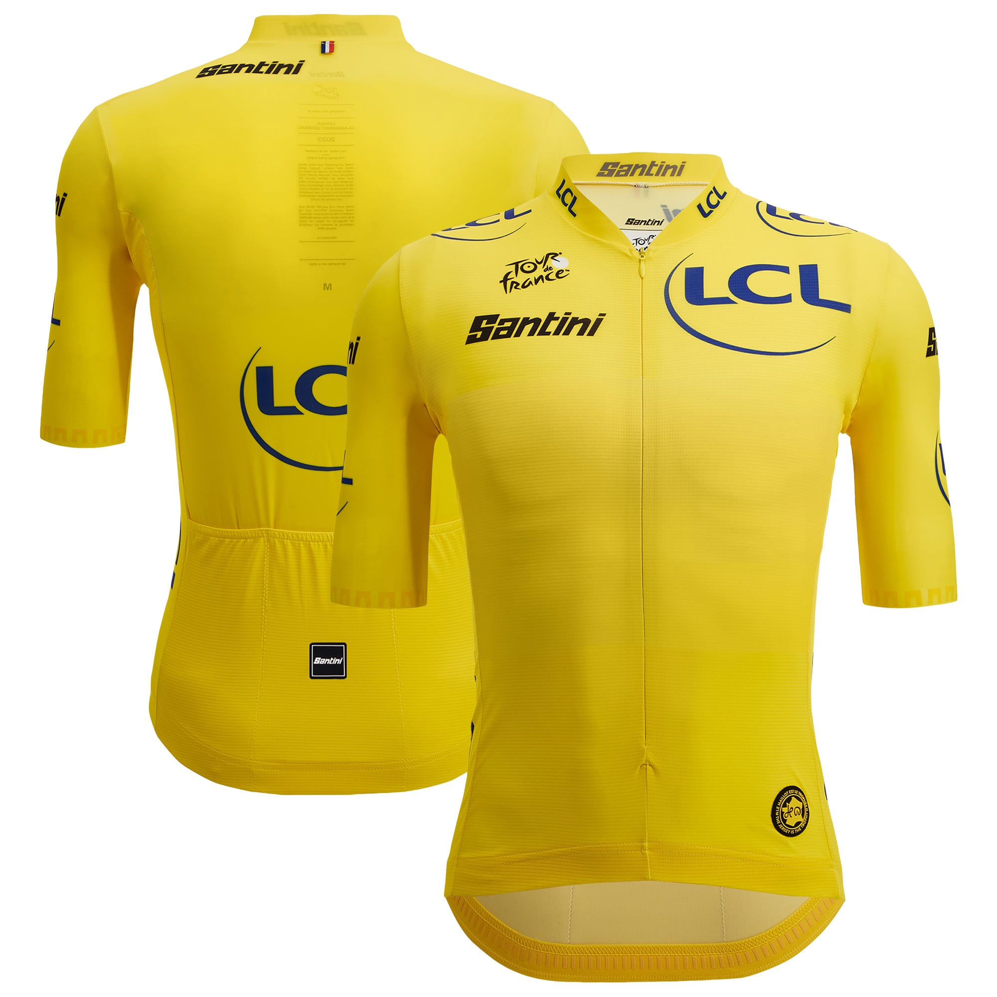 Maglia Autentica del Team Tour de France 2026 di Santini - Giallo