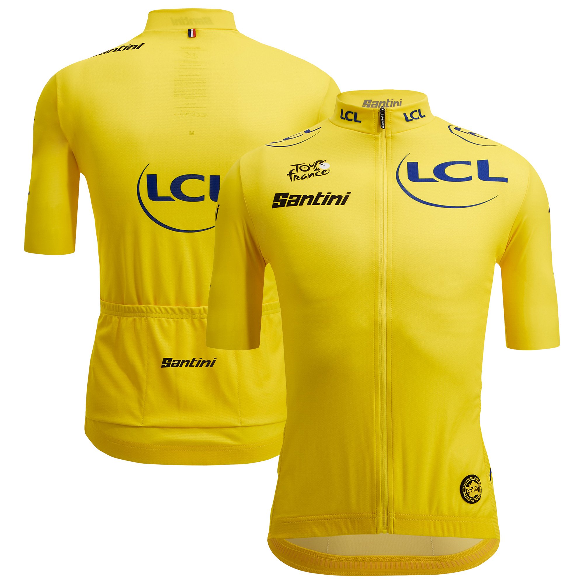 Maglia Replica del Team Tour de France 2026 di Santini - Giallo