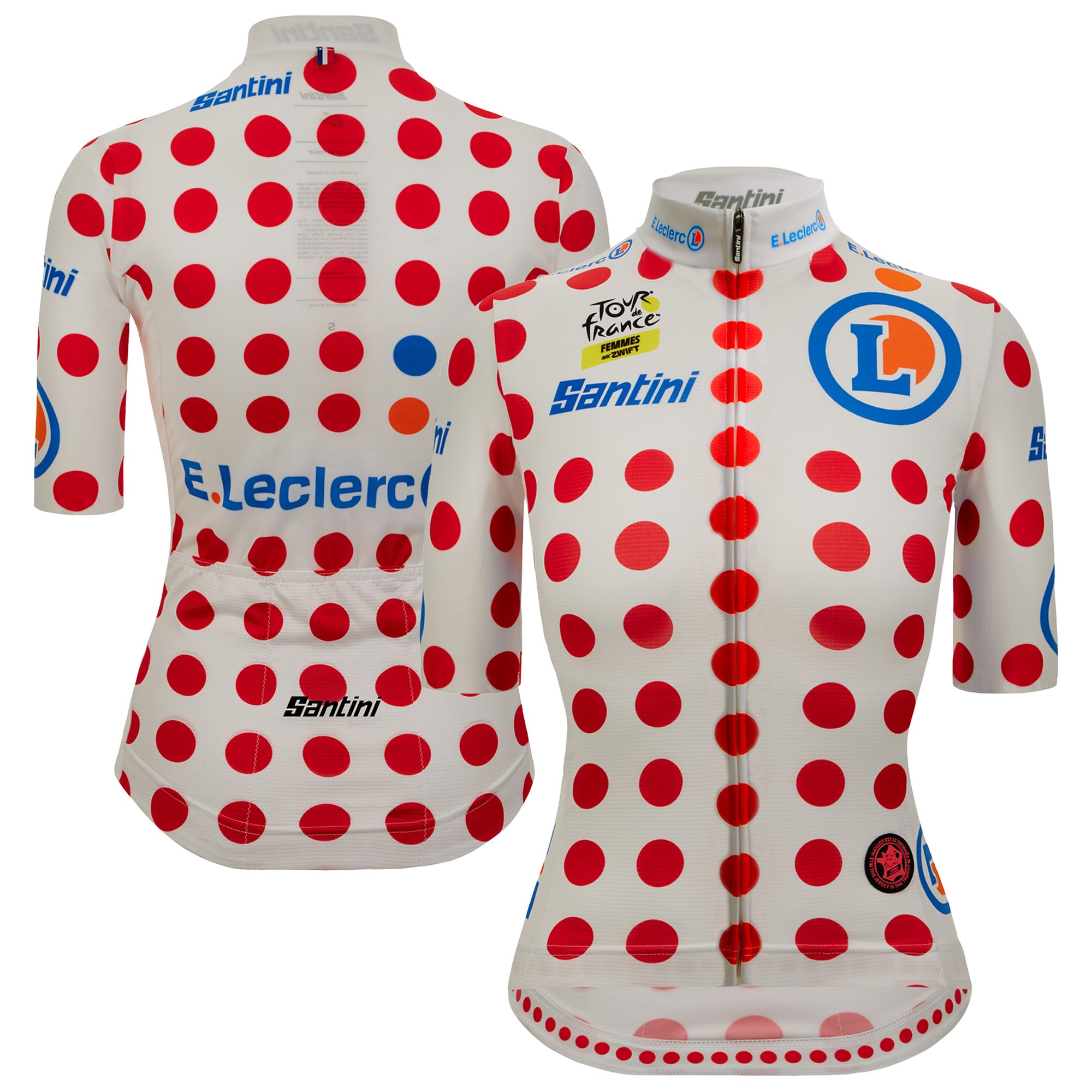 Maglia Replica del Team Tour de France 2026 di Santini - Polka