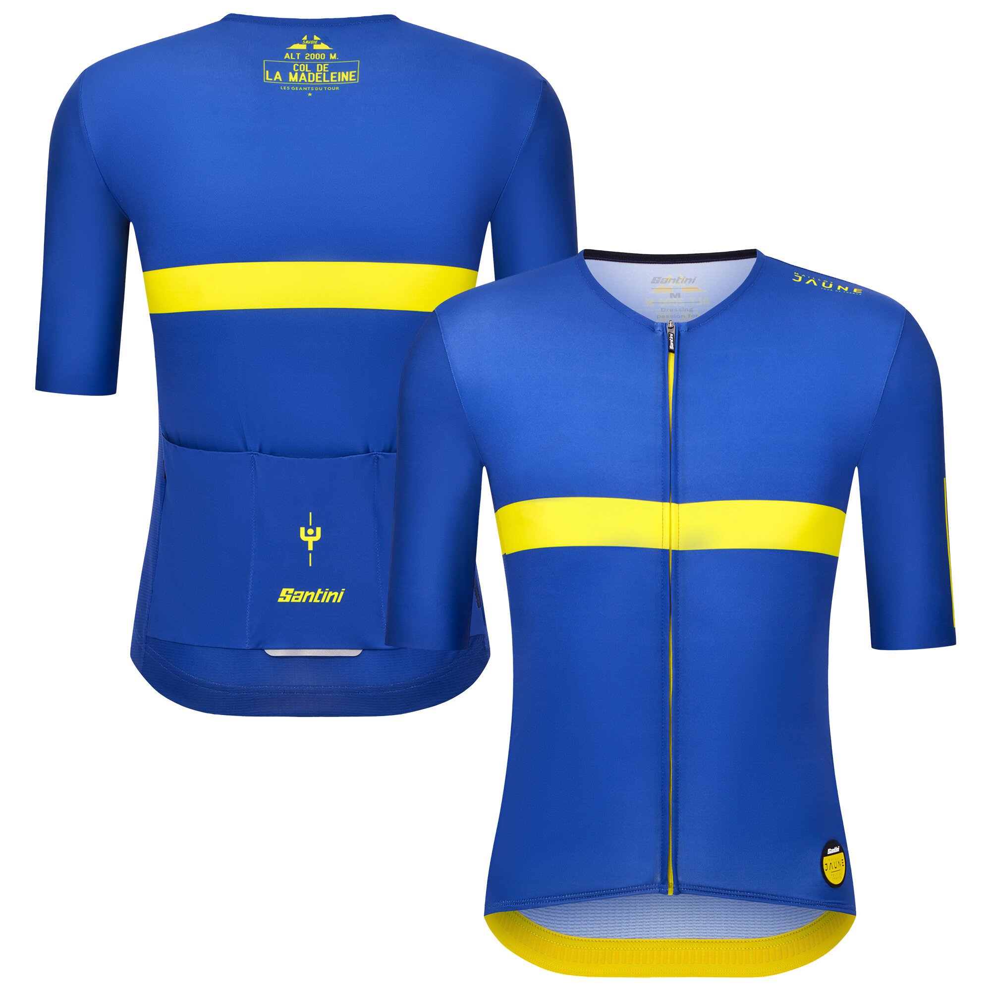 Maglia da ciclismo Maillot Jaune Col De La Madeleine