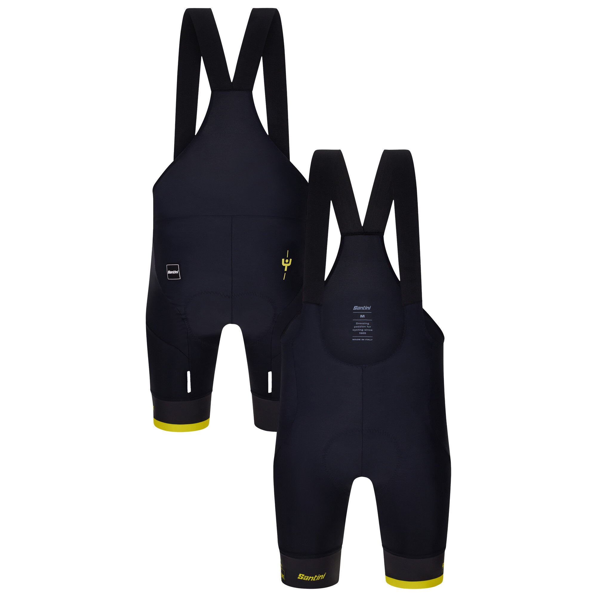 Pantaloncini con bretelle da ciclismo Maillot Jaune Col De La Madeleine Kit