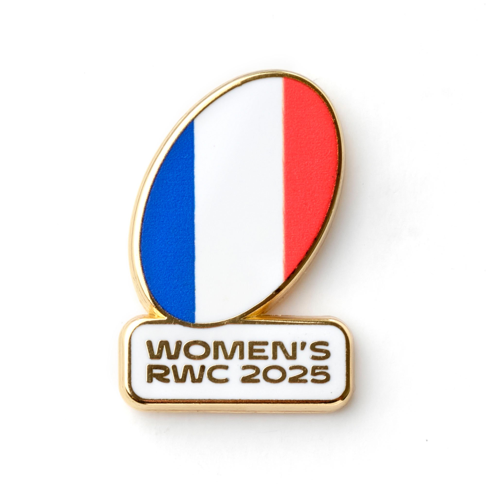 Spilla con bandiera francese Coppa del Mondo di Rugby 2025 femminile