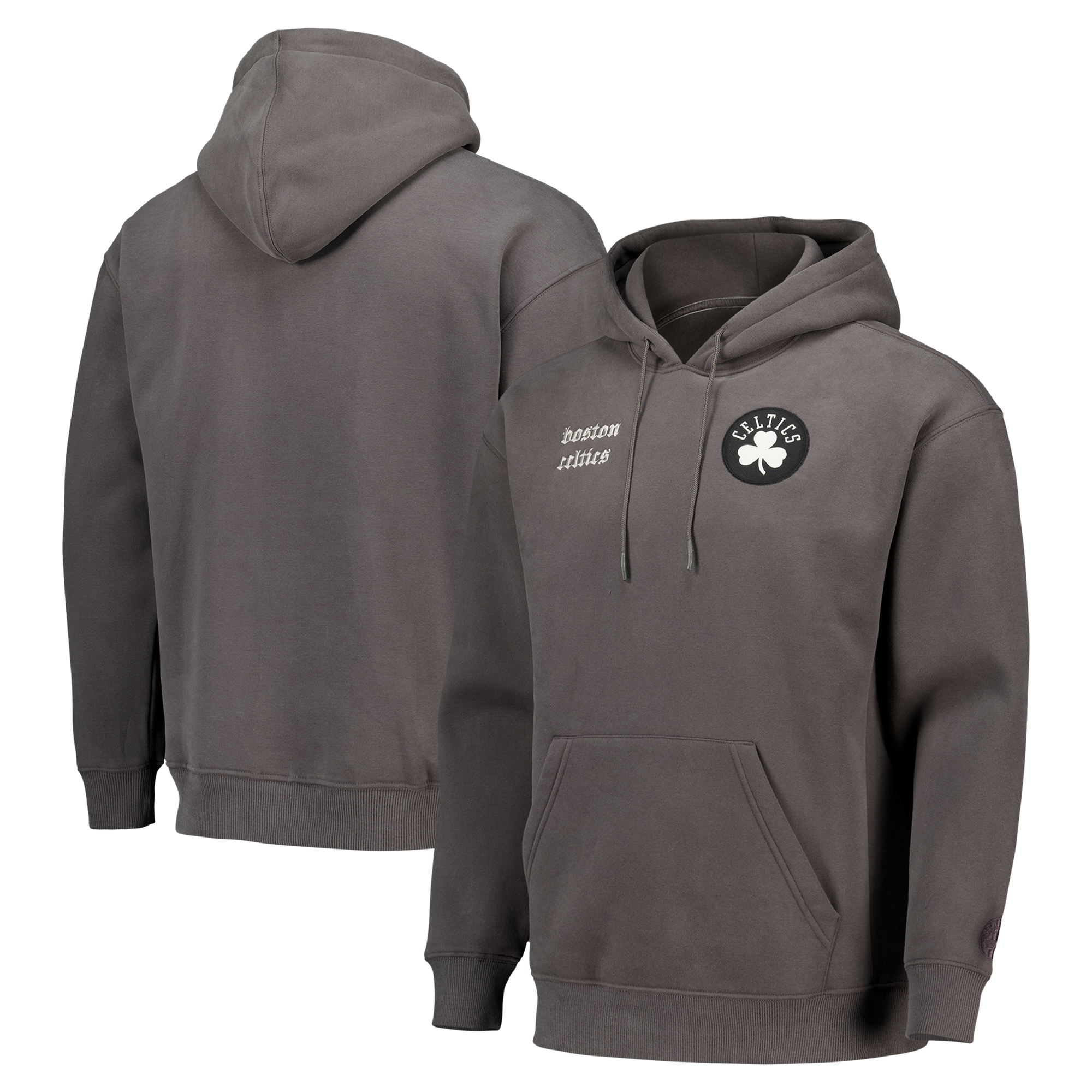 Sudadera con capucha Elements Super Soft Fleece de los Boston Celtics - Peltre clásico - Hombre