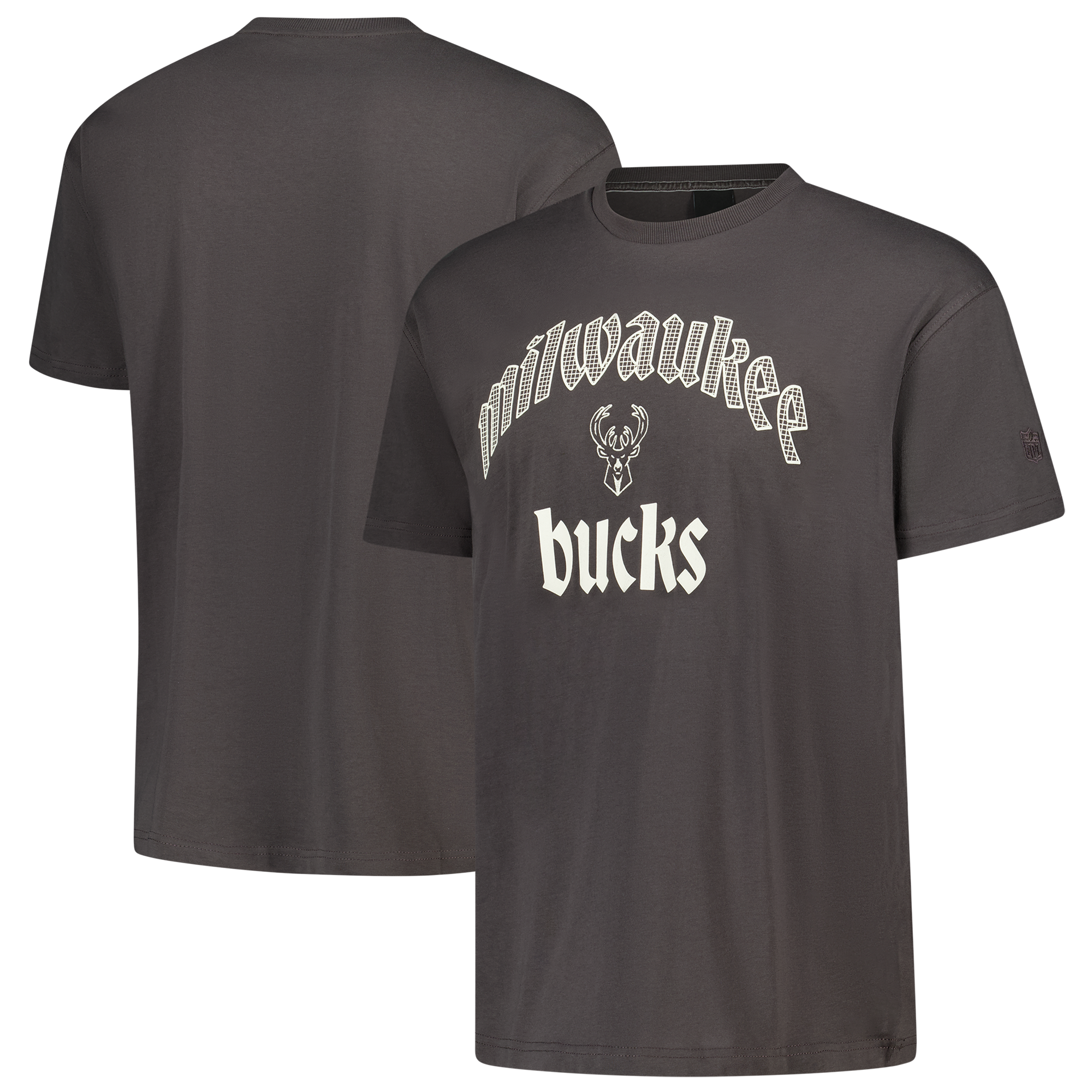 Milwaukee Bucks Elements Super Soft Short Sleeve T-Shirt - Classic Pewter - Mens