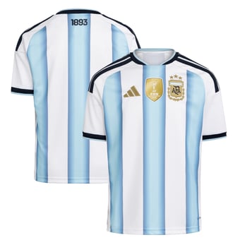 Youth adidas  White Argentina National Team 2026 Home Replica Jersey