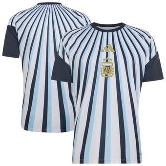 Men's adidas White Argentina National Team 2026 Pre-Match Top