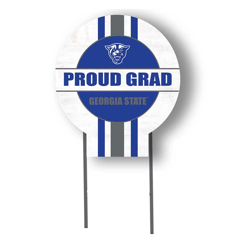 Georgia State Panthers Proud Grad 20" x 20" Circle Yard Sign with Stakes