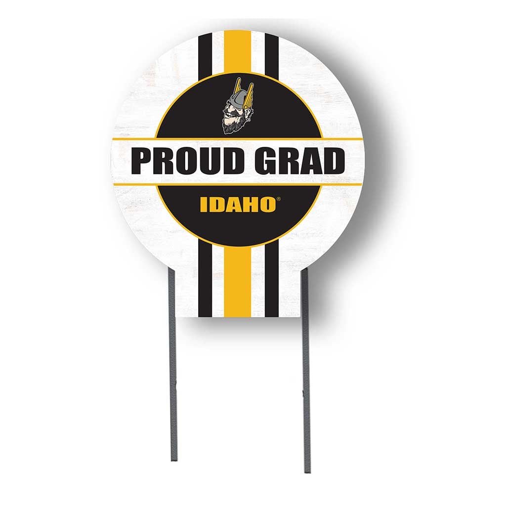 Idaho Vandals Proud Grad 20" x 20" Circle Yard Sign with Stakes