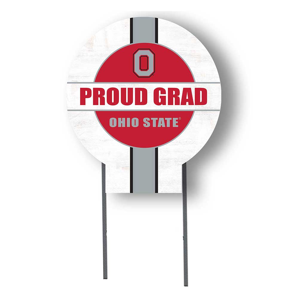 Ohio State Buckeyes Proud Grad 20″ x 20″ Circle Yard Sign with Stakes Ohio State Buckeyes Proud Grad 20″ x 20″ Circle Yard Sign with Stakes