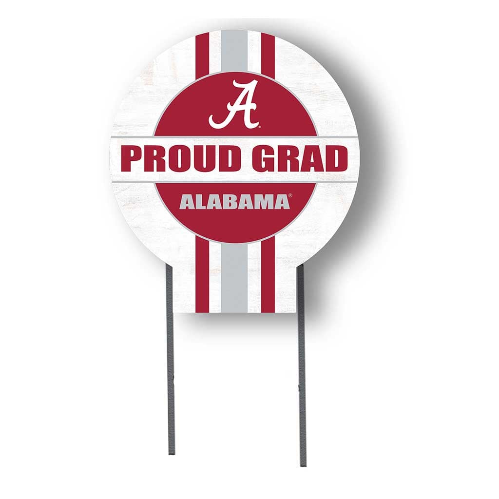 Alabama Crimson Tide Proud Grad 20" x 20" Circle Yard Sign with Stakes