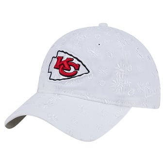 Women's New Era  White Kansas City Chiefs Floral 9TWENTY Adjustable Hat