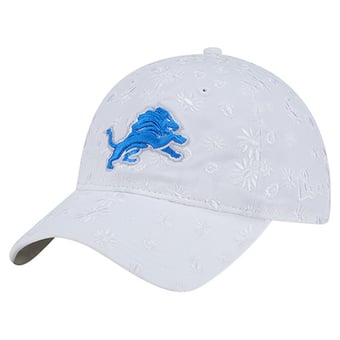 Women's New Era  White Detroit Lions Floral 9TWENTY Adjustable Hat