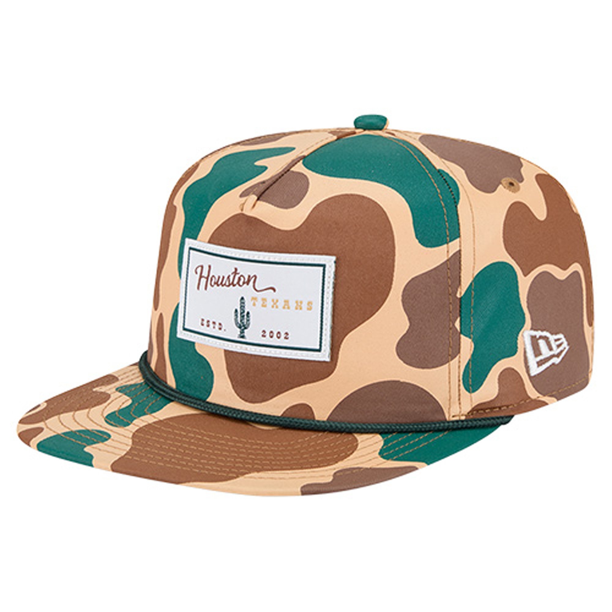 Men’s New Era Camo Houston Texans Duck Rope 19TWENTY Snapback Hat Men’s New Era Camo Houston Texans Duck Rope 19TWENTY Snapback Hat