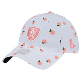 Women's New Era  White Las Vegas Raiders Fruit Pattern 9TWENTY Adjustable Hat