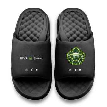 Youth ISlide Nneka Ogwumike Black Seattle Storm Round 21 Motive Slide Sandals