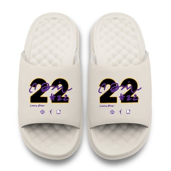 Youth ISlide Cameron Brink Cream Los Angeles Sparks Round 21 Motive Slide Sandals