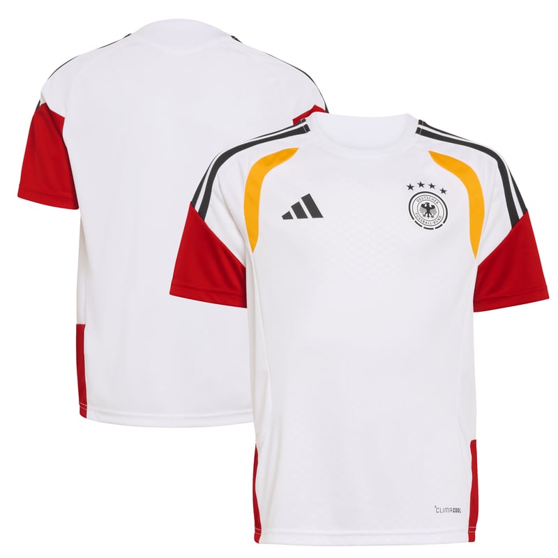 Youth adidas  White Germany National Team 2026 Away Tiro Training Jersey