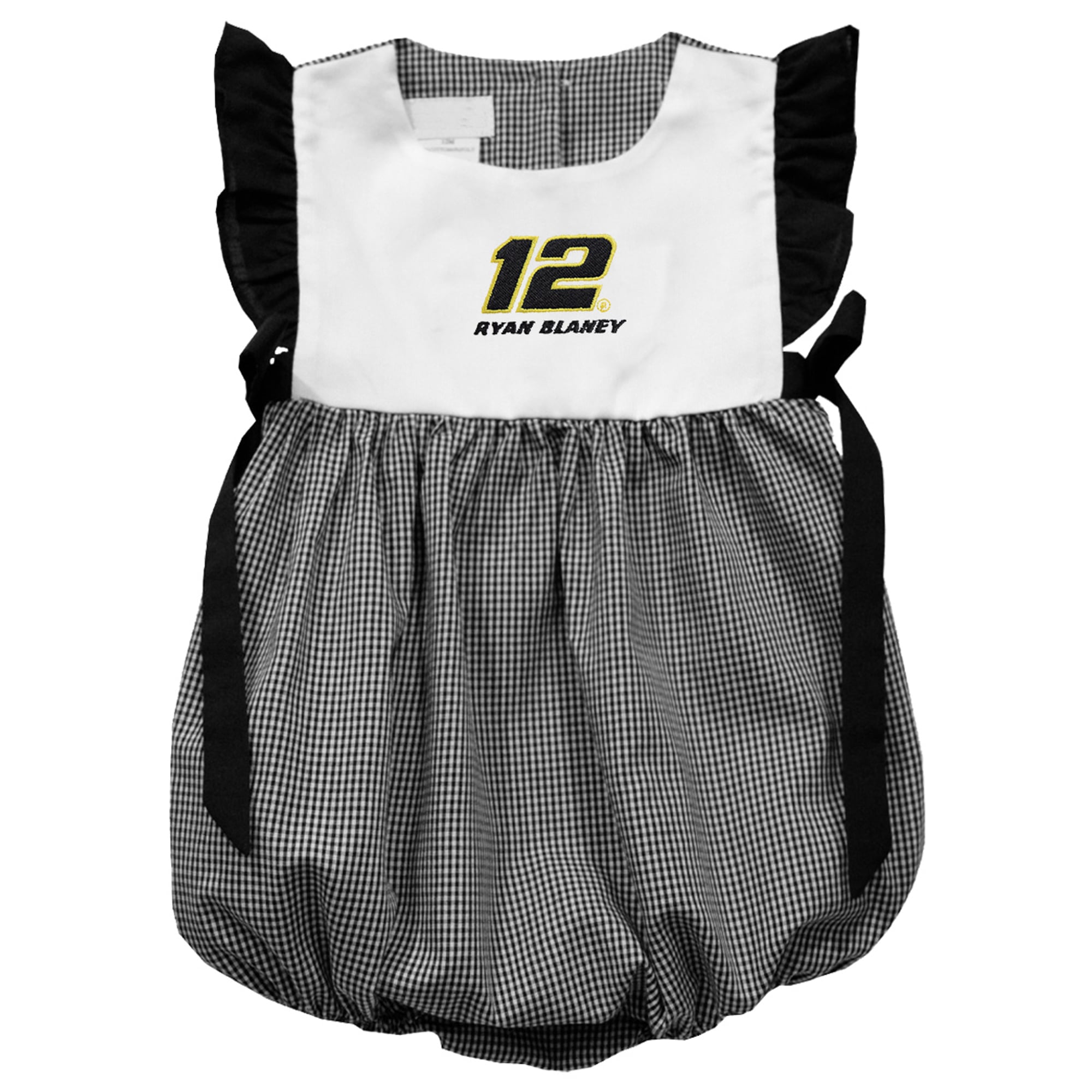Girl’s Infant Vive La Fete Black Ryan Blaney Gingham Bubble Dress Girl’s Infant Vive La Fete Black Ryan Blaney Gingham Bubble Dress