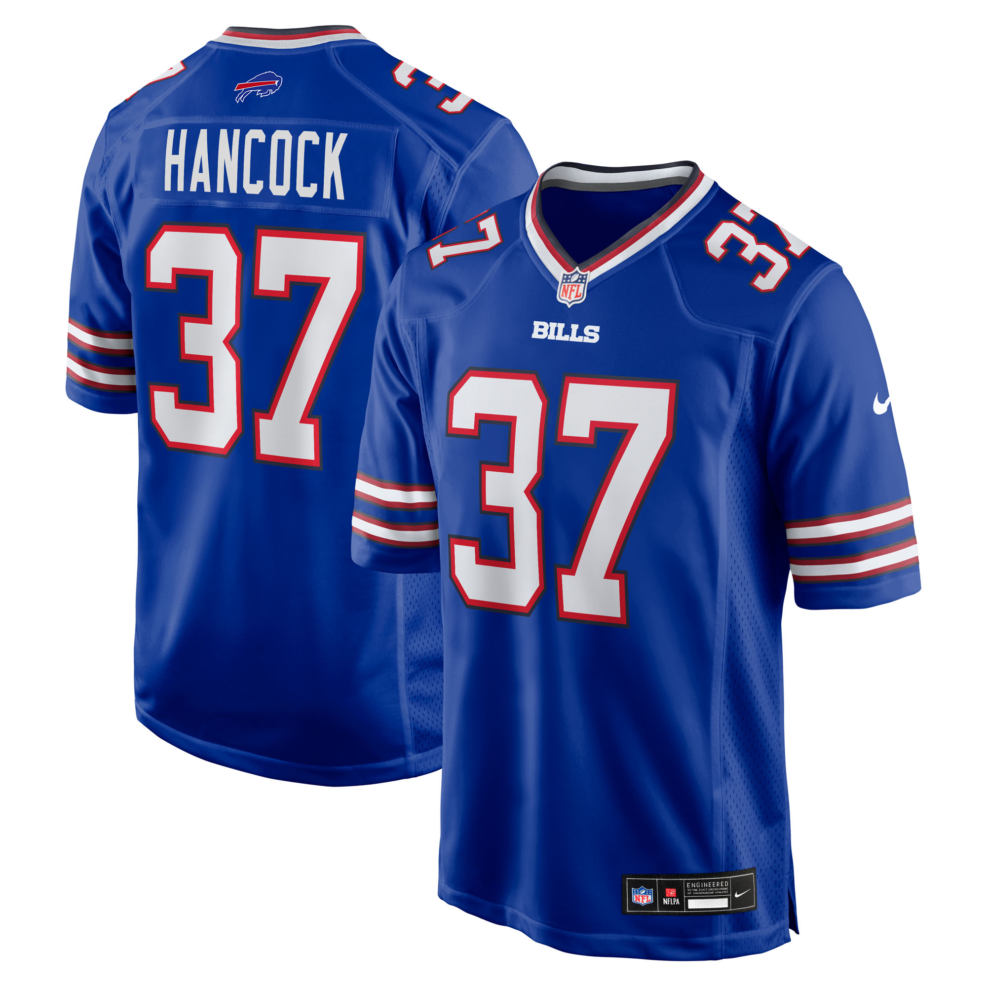 Men's Nike Jordan Hancock Royal Buffalo Bills Team Game Jersey