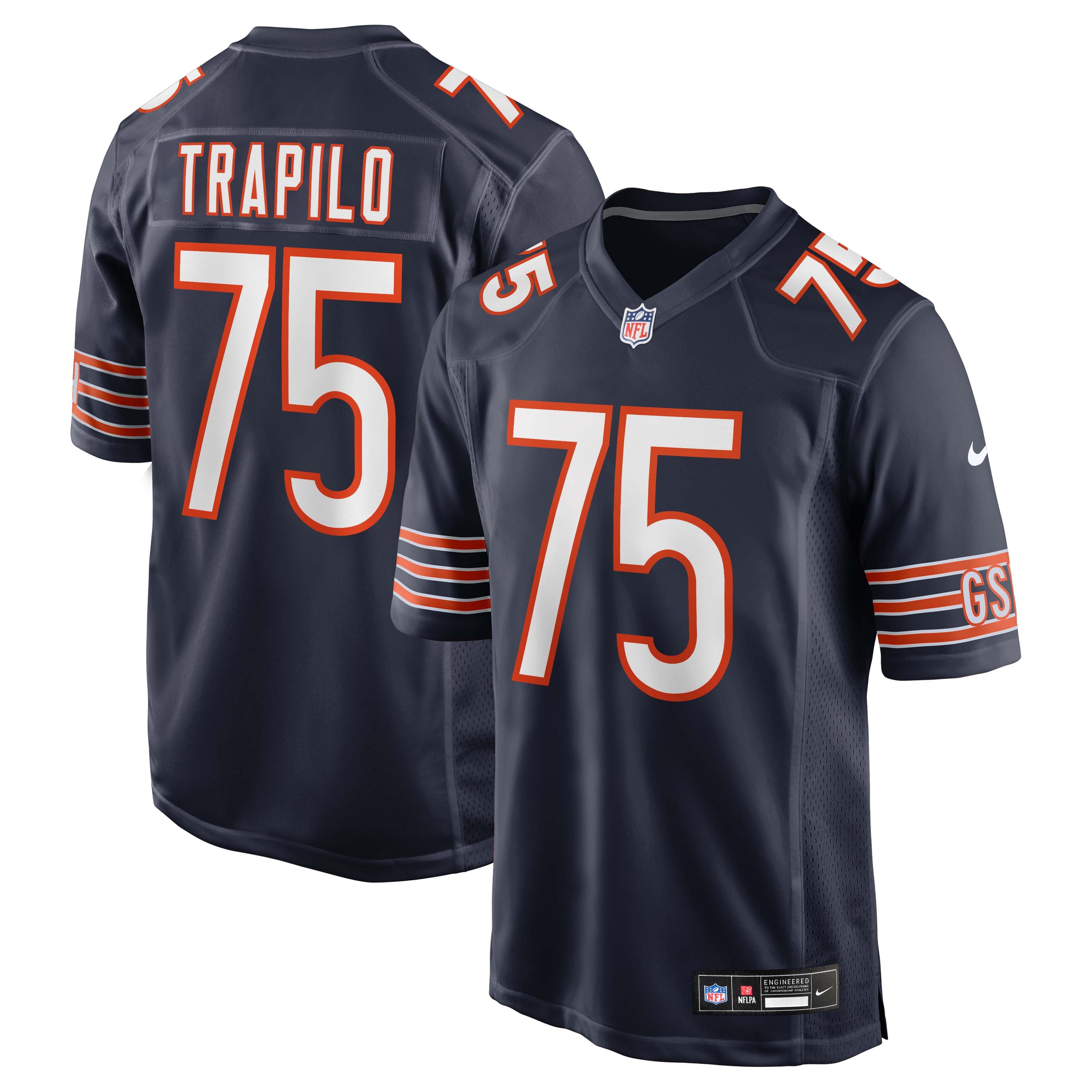 Men’s Nike Ozzy Trapilo Navy Chicago Bears Team Game Jersey Men’s Nike Ozzy Trapilo Navy Chicago Bears Team Game Jersey