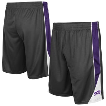 Men's Colosseum Charcoal TCU Horned Frogs Turnover Shorts