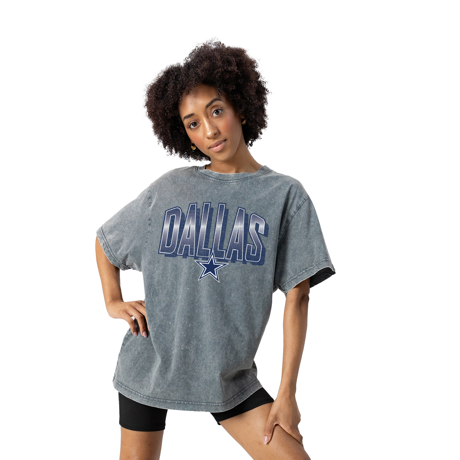 Women’s Gameday Couture Gray Dallas Cowboys Peak Performance Oversized Snow Wash T-Shirt Women’s Gameday Couture Gray Dallas Cowboys Peak Performance Oversized Snow Wash T-Shirt