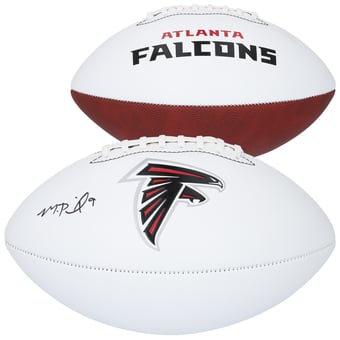 Michael Penix Jr. Atlanta Falcons Autographed Franklin White Panel Football