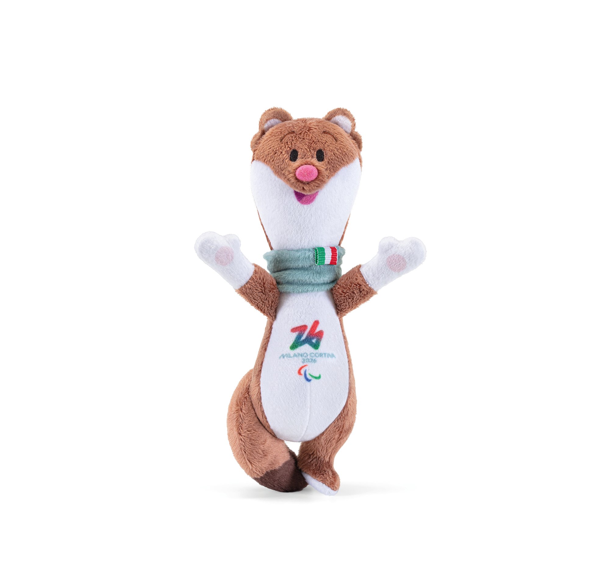 Mascotte Milo delle Paralimpiadi di Milano Cortina 2026 - 18 cm