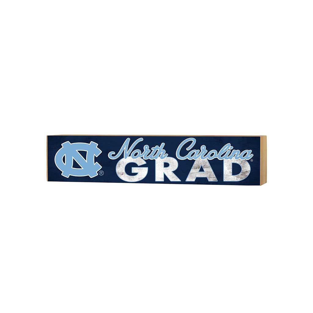 North Carolina Tar Heels 3" x 13" Grad Block Sign