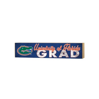 Florida Gators 3" x 13" Grad Block Sign