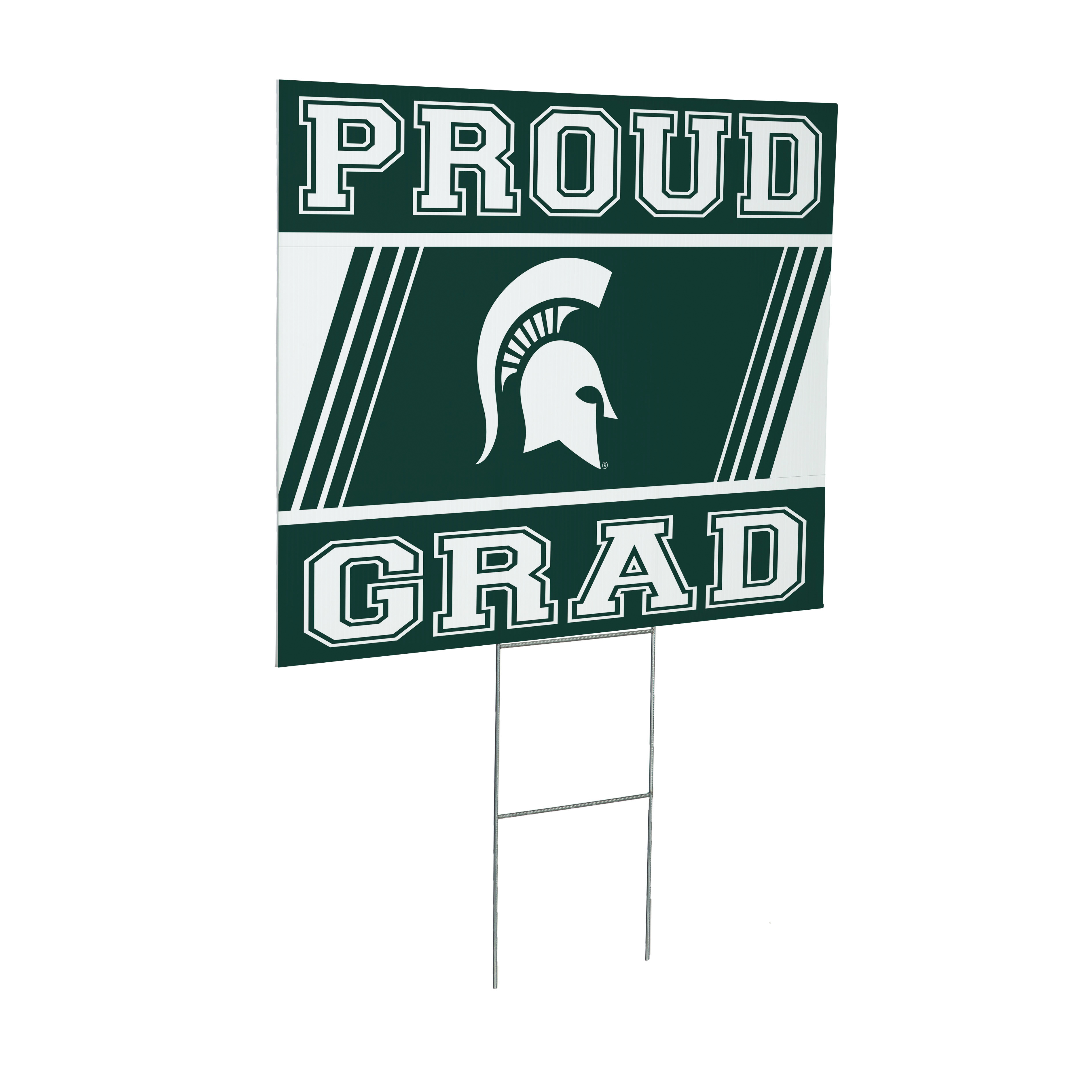 Michigan State Spartans 24" x 18" Graduation Outdoor Yard Sign