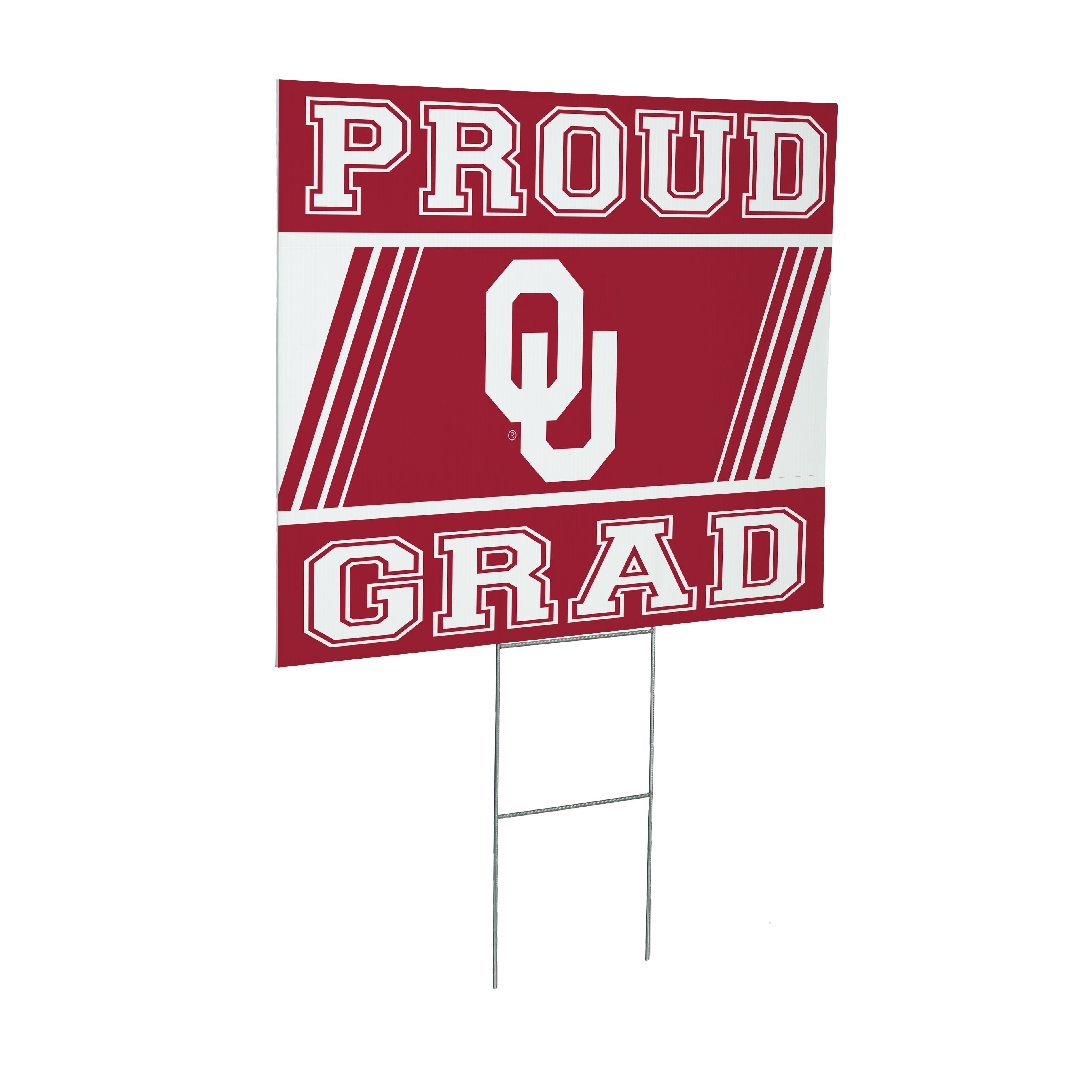 Oklahoma Sooners 24" x 18" Graduation Outdoor Yard Sign