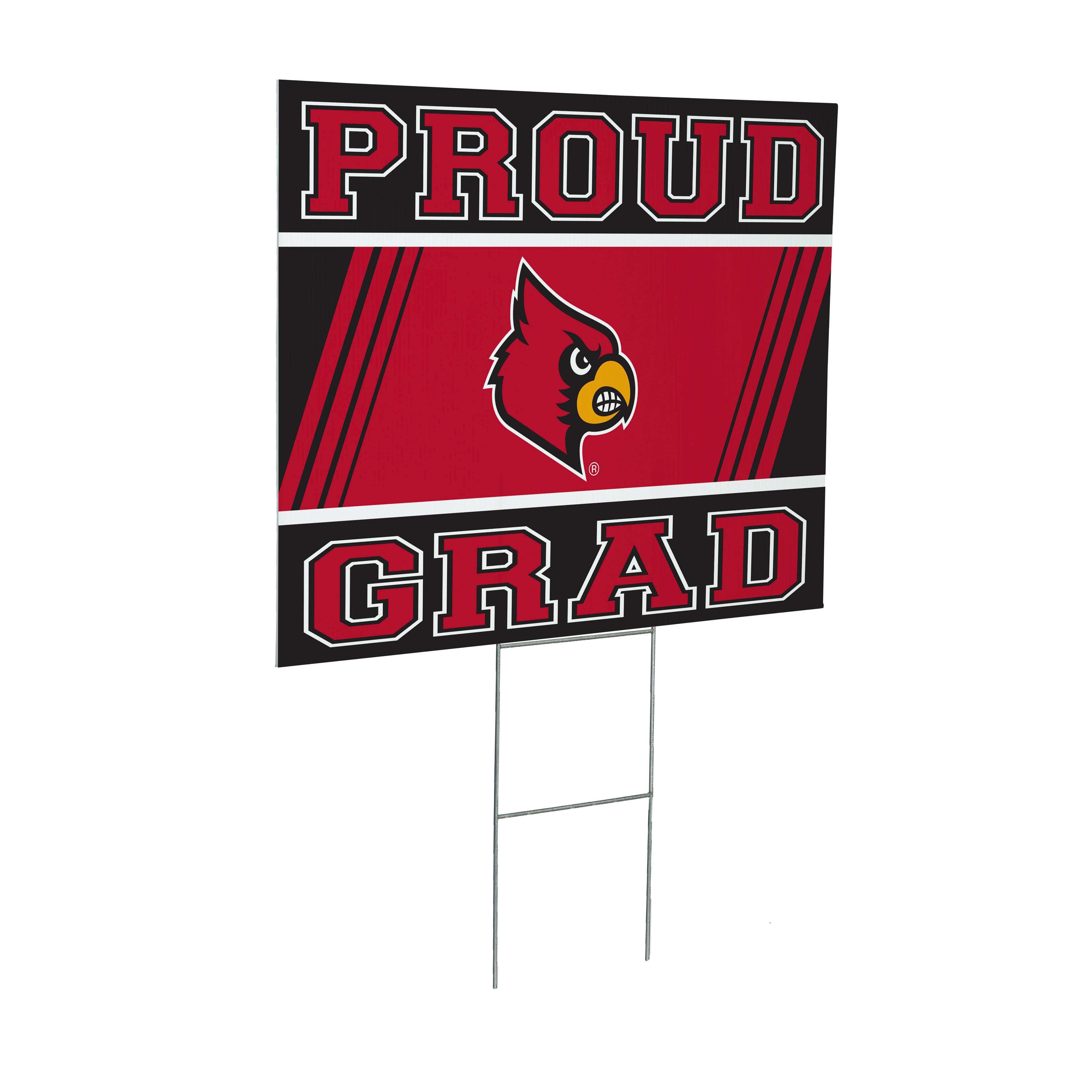 Louisville Cardinals 24" x 18" Graduation Outdoor Yard Sign