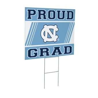 North Carolina Tar Heels 24" x 18" Graduation Outdoor Yard Sign