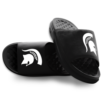 Youth ISlide Black Michigan State Spartans Primary Motive Slide Sandals