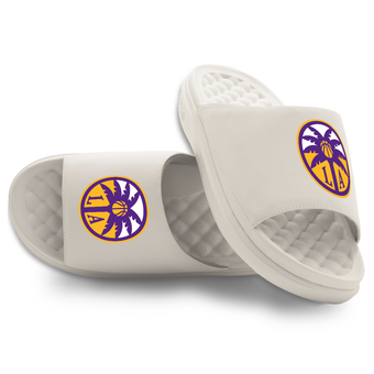 Youth ISlide Cream Los Angeles Sparks Primary Motive Slide Sandals