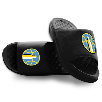 Youth ISlide Black Chicago Sky Primary Motive Slide Sandals
