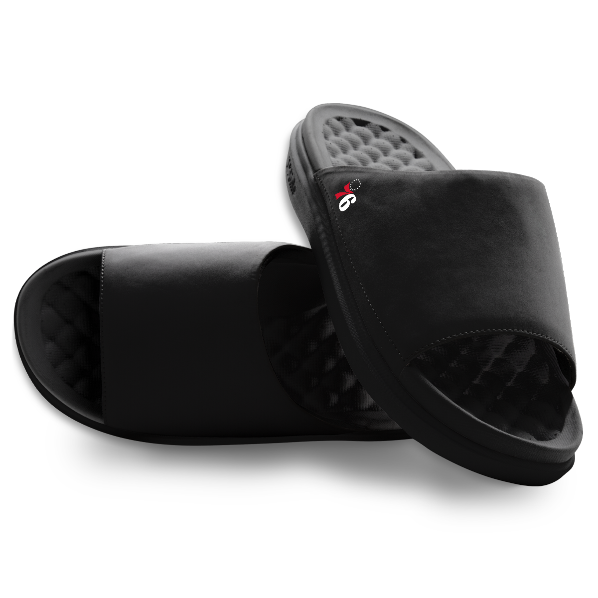 Unisex ISlide Black Philadelphia 76ers Minimalistic Motive Slide Sandals