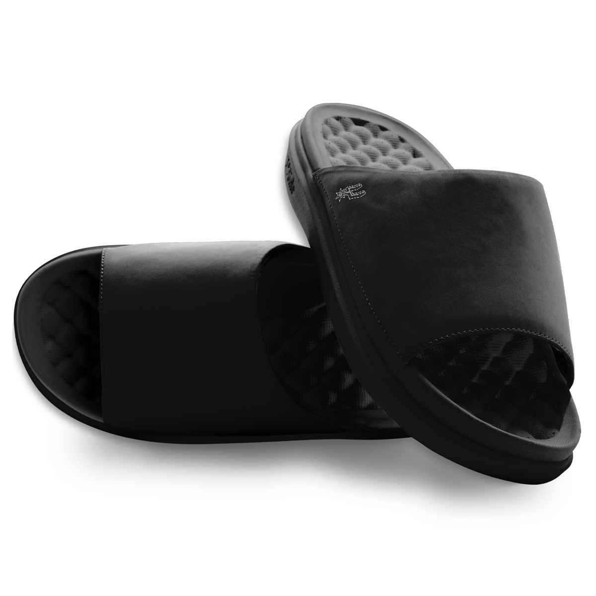Unisex ISlide Black San Antonio Spurs Minimalistic Motive Slide Sandals